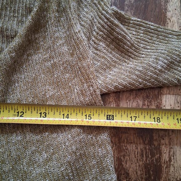 Volcom Wrap Cardigan Size S Open Front Lightweight Light Green - Picture 3 of 5